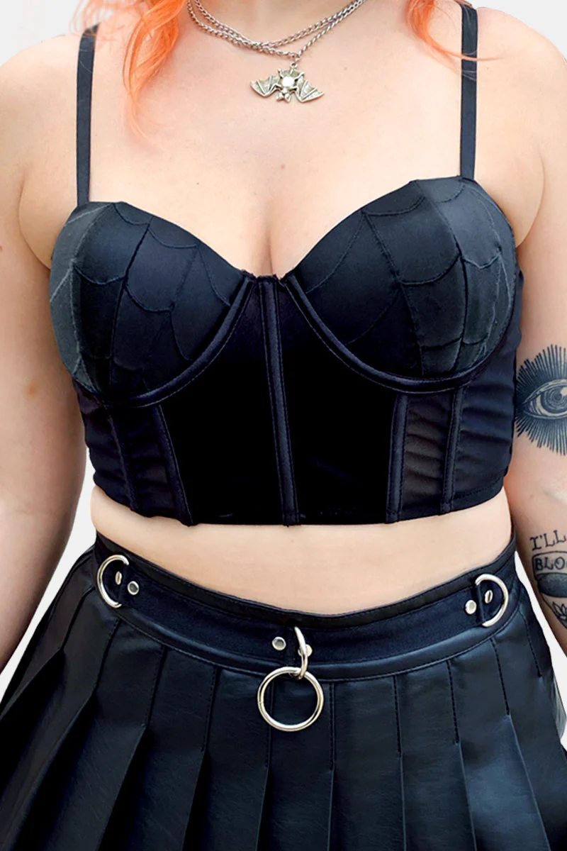 The Black Widow Corset Top - Image 8