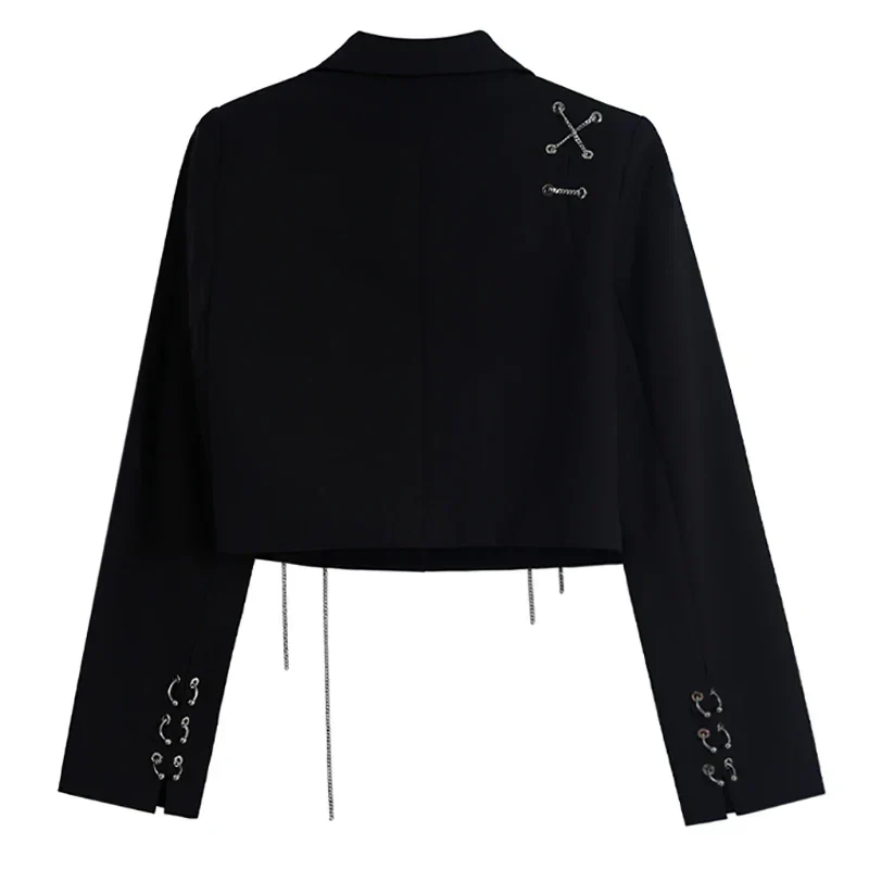 Gothic Cropped Blazer - Image 2
