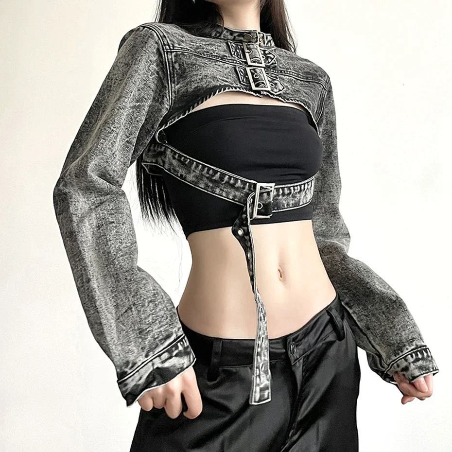 Gothic Denim Top - Image 3