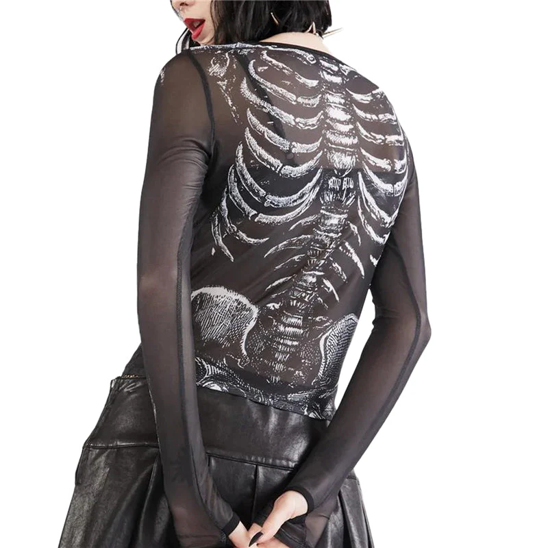Gothic Sleeve Crop Top - Image 4