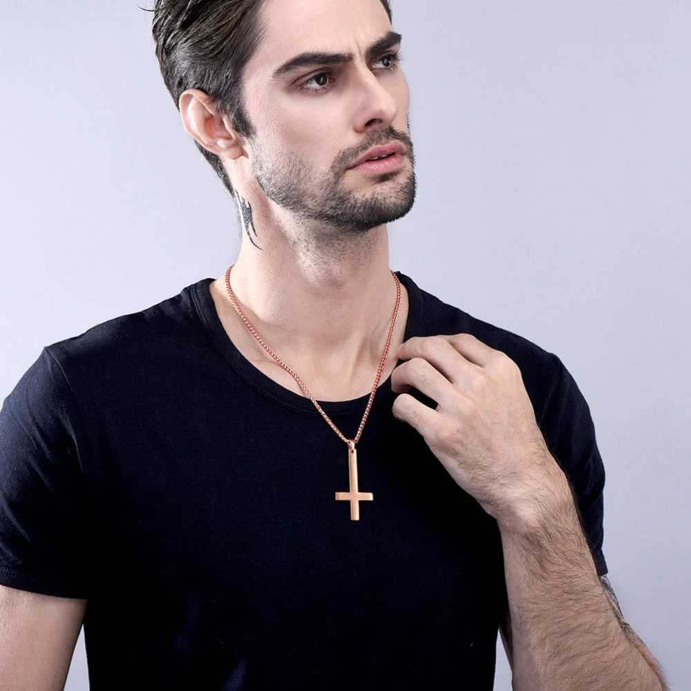 Inverted Cross Necklace - Image 12