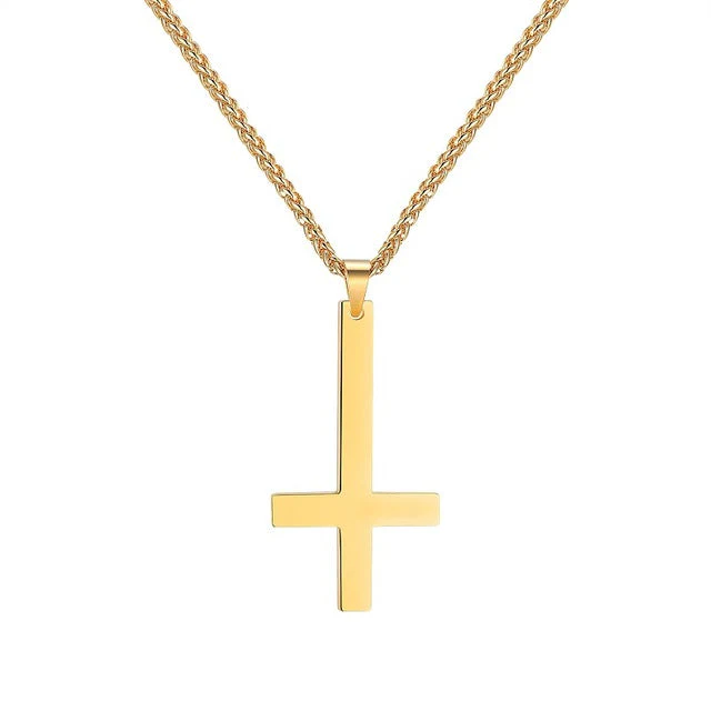 Inverted Cross Necklace - Image 3