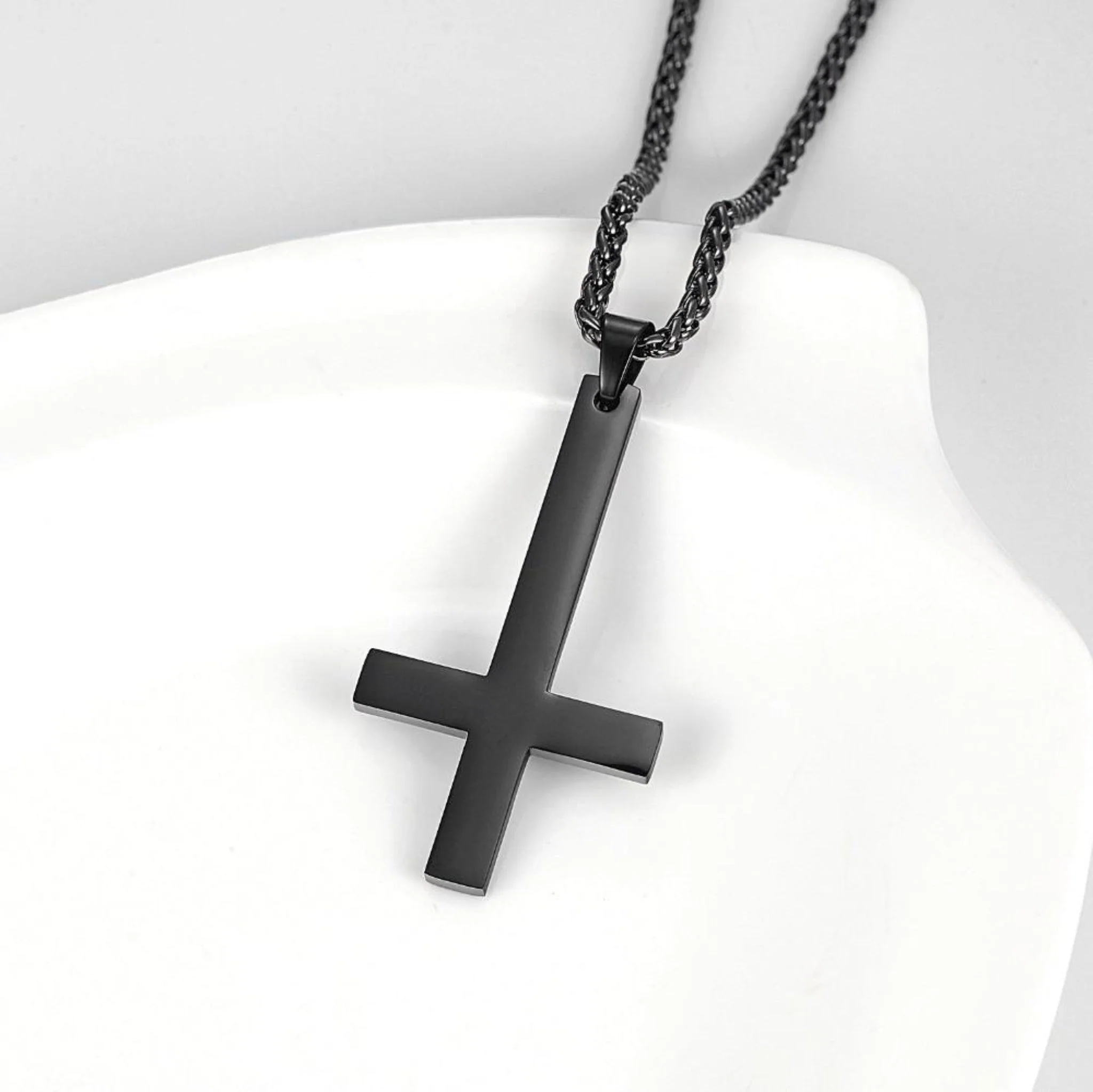 Inverted Cross Necklace - Image 9