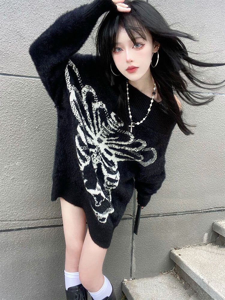 Knitted Ribcage Jumper - Image 2