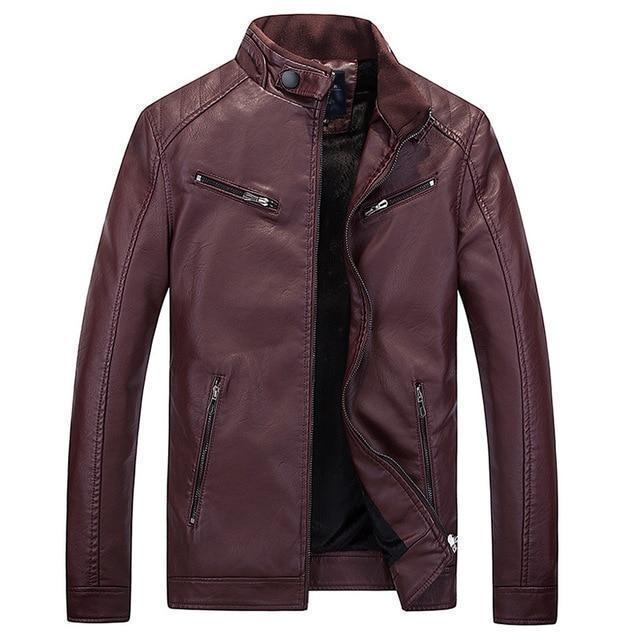 Men's Leather Jacket - Image 3