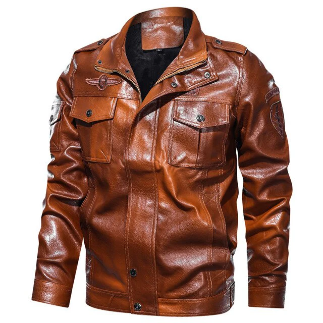 Men's Leather Jacket - Image 4